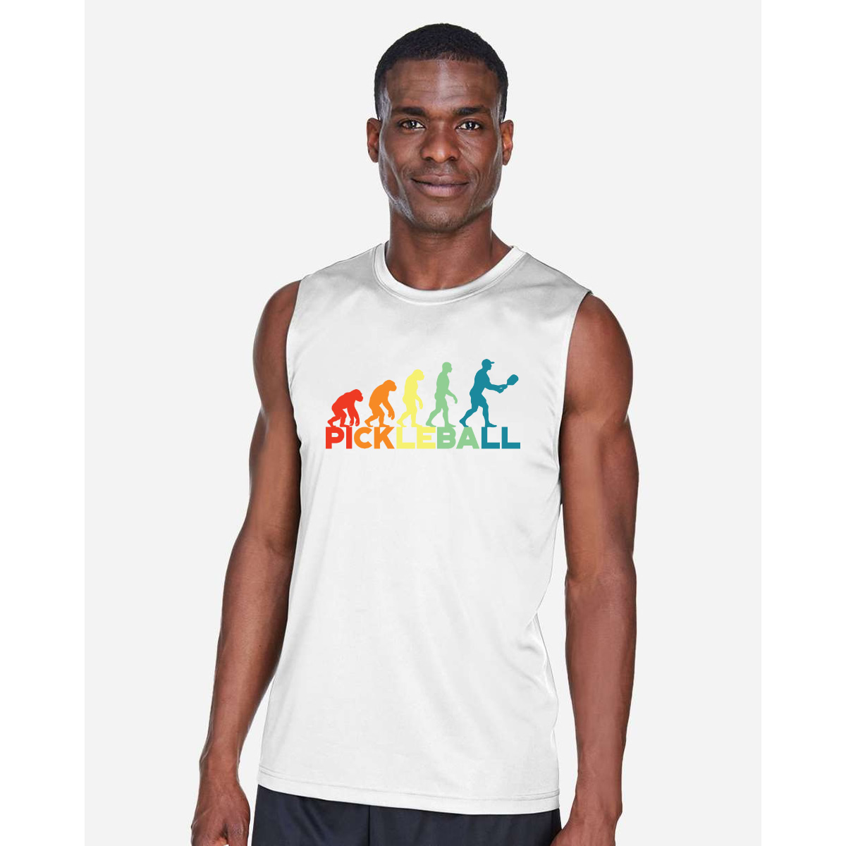 Men's Pickleball Muscle T-Shirt - Choose Your Design - Image 2