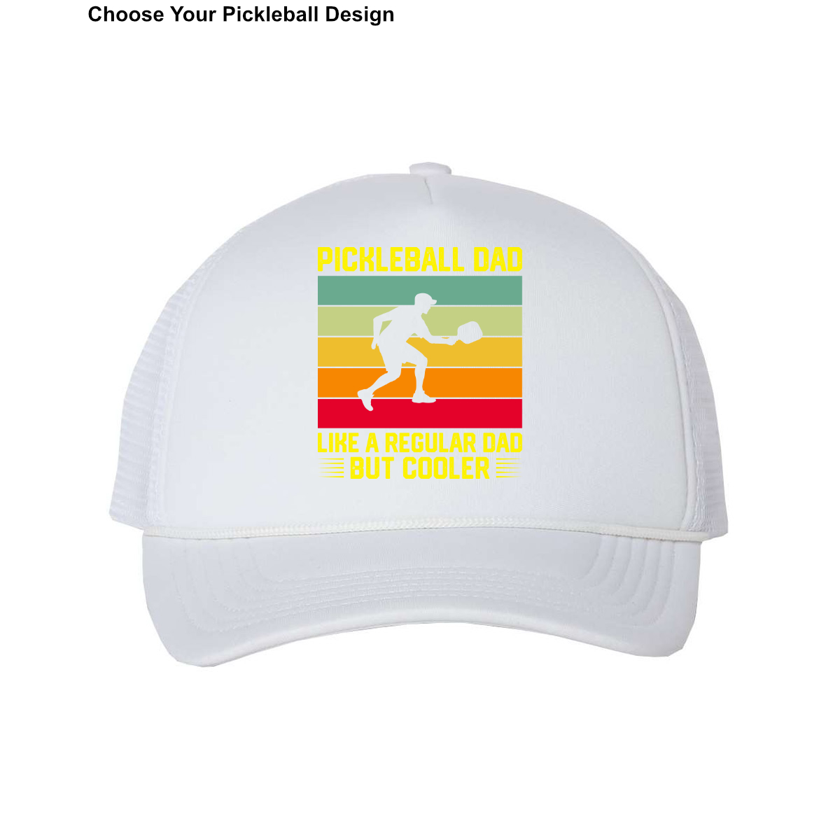 Pickleball Performance Mesh Trucker Cap - Choose Your Design