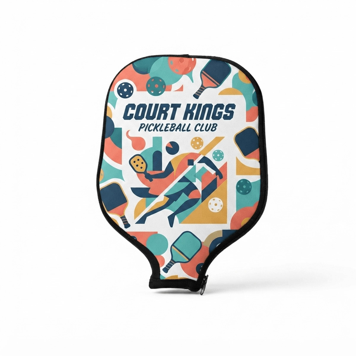 Custom Sublimation Pickleball Paddle Cover - Image 4