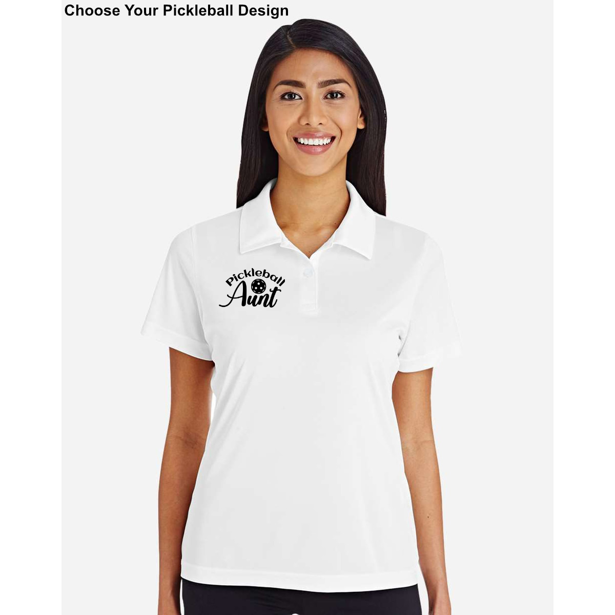 Women's Pickleball Performance Polo Shirt - Choose Your Design - Image 2
