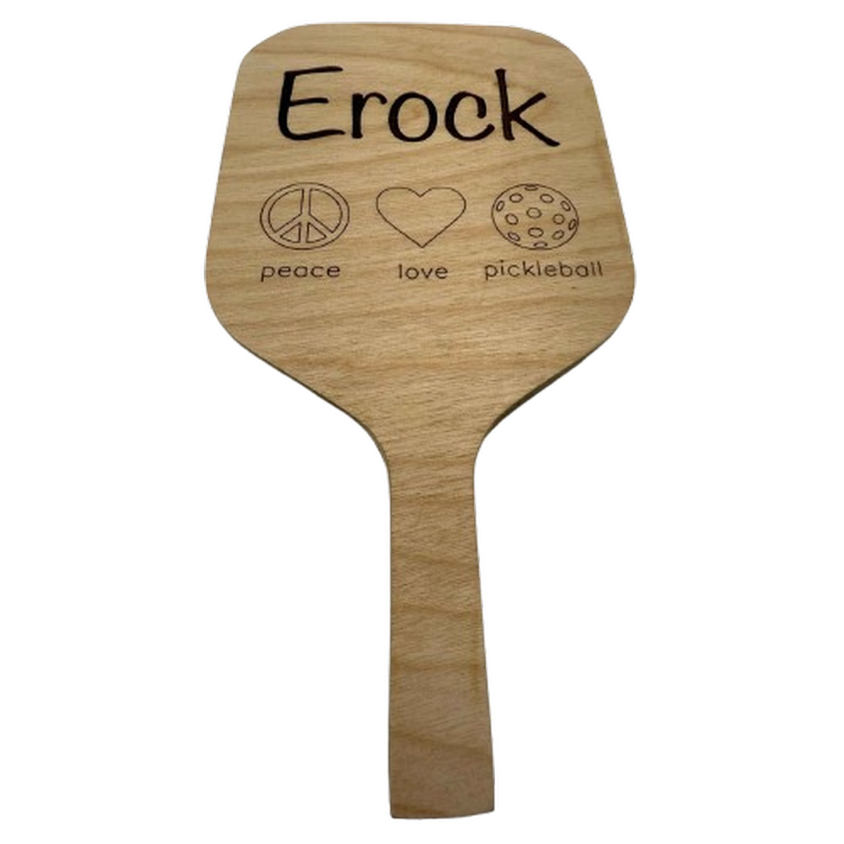 Pickleball Wood Coasters – Custom Set of 4 – Paddle - Image 8