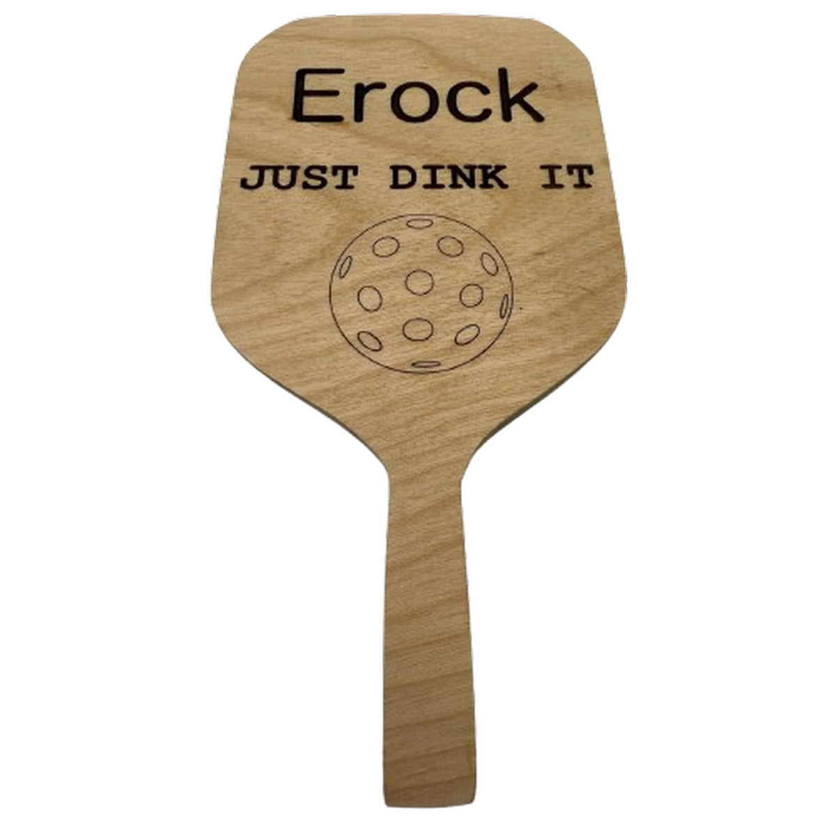 Pickleball Wood Coasters – Custom Set of 4 – Paddle - Image 6