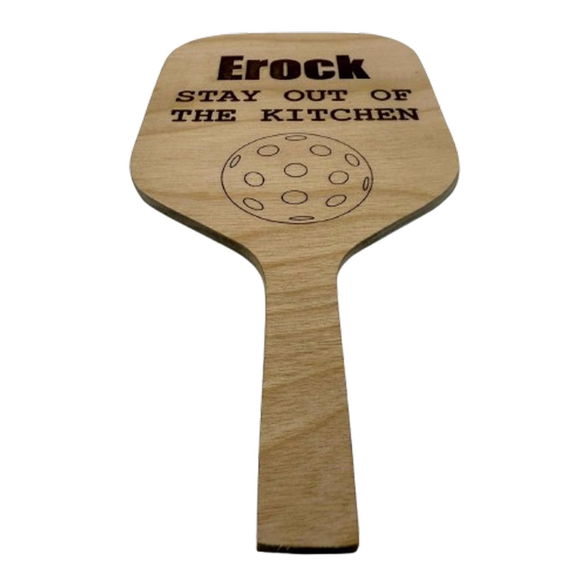 Pickleball Wood Coasters – Custom Set of 4 – Paddle - Image 5
