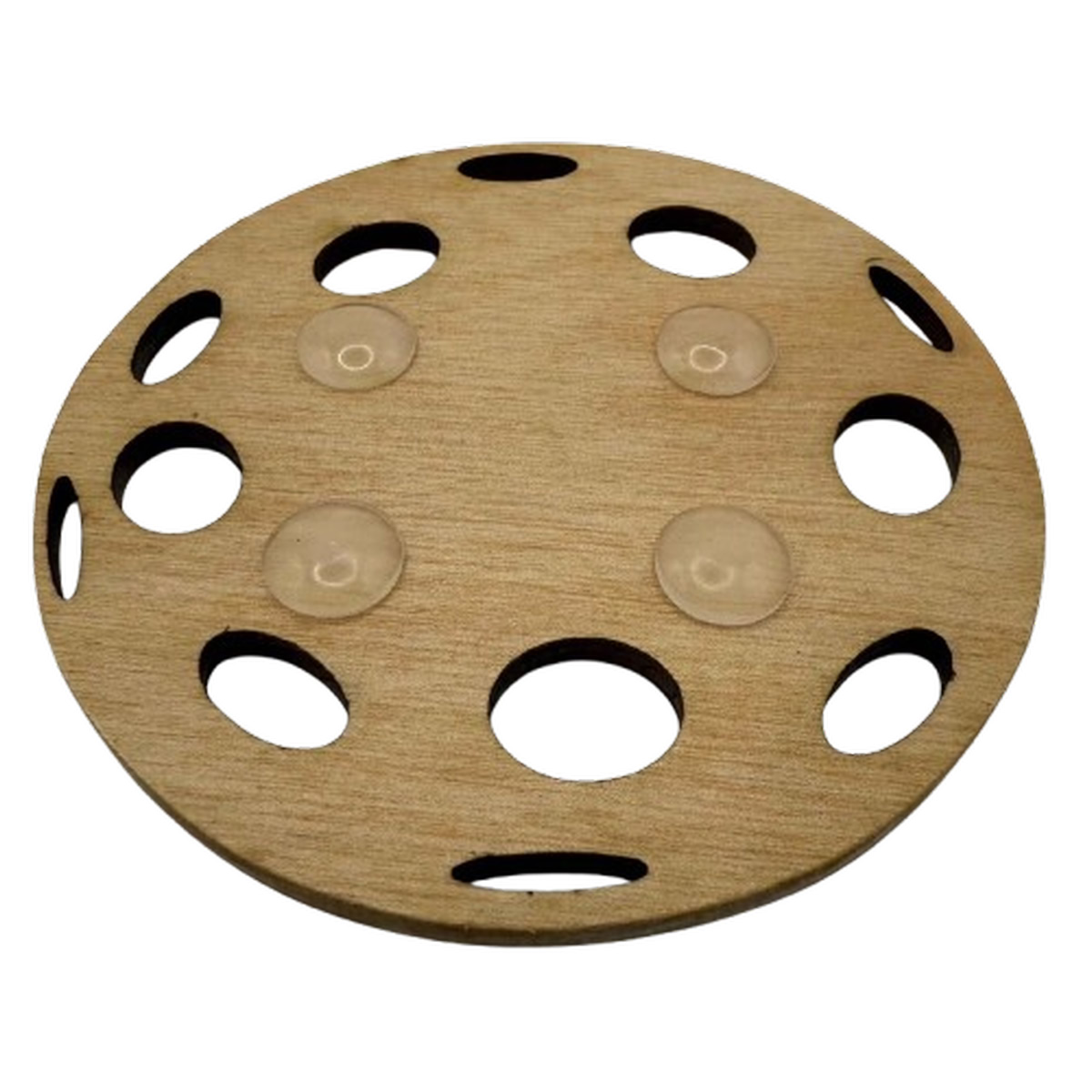 Pickleball Wood Coasters – Custom Set of 4 – Round - Image 6